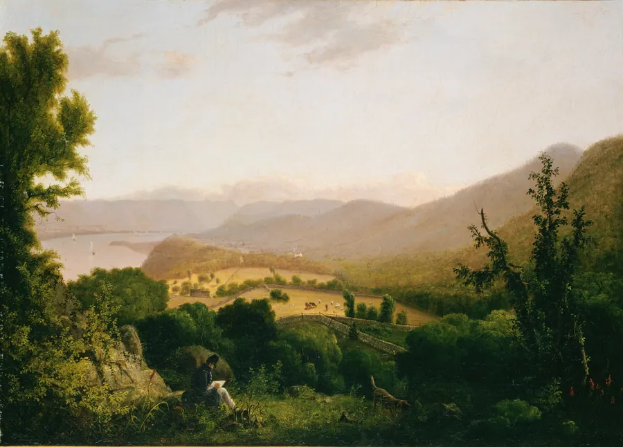 View at West Point by American 19th Century
