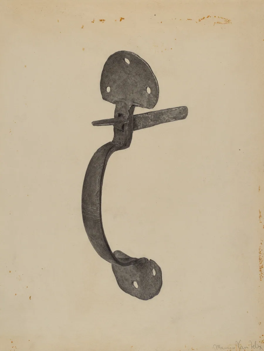 Door Handle by Maurice Van Felix