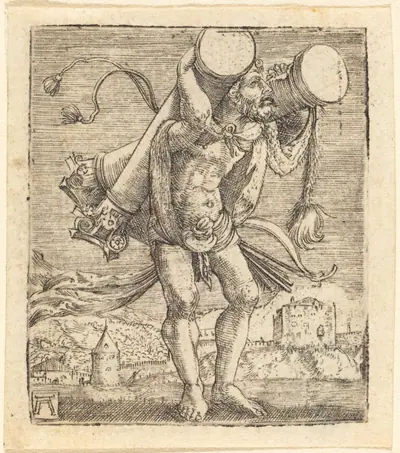 Hercules Bearing the Column of Gades