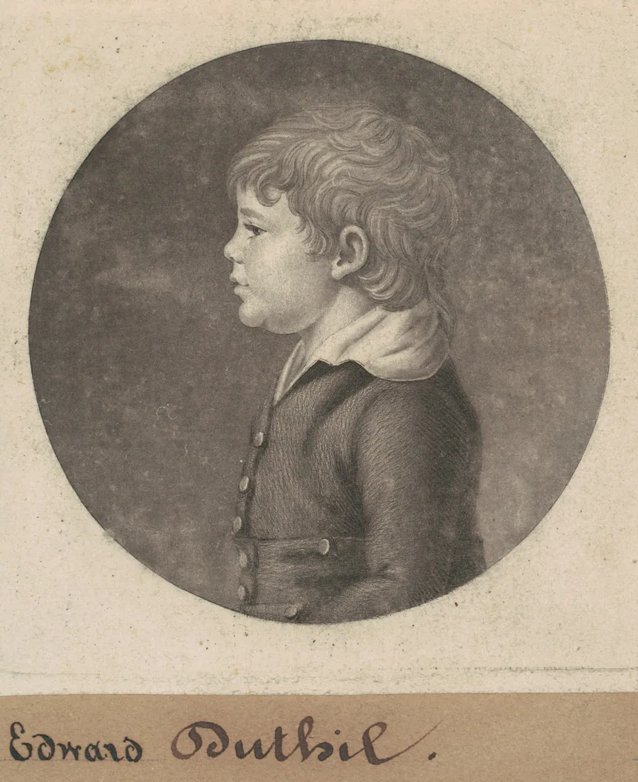 Edward Dutilh by Charles B. J. Févret de Saint-Mémin