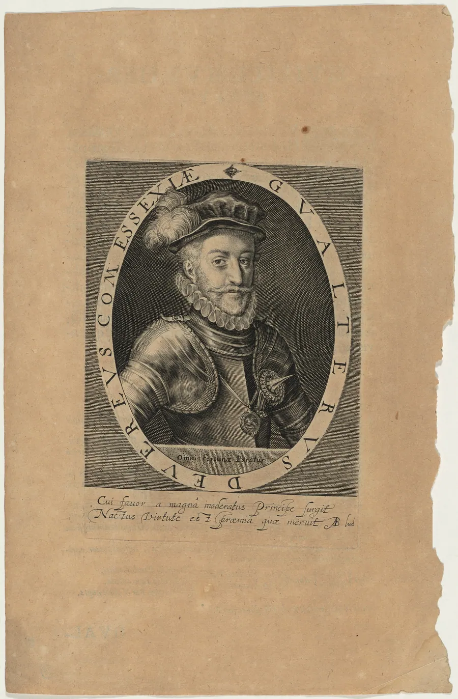 Walter Devereux, First Earl of Essex by Magdalena van de Passe