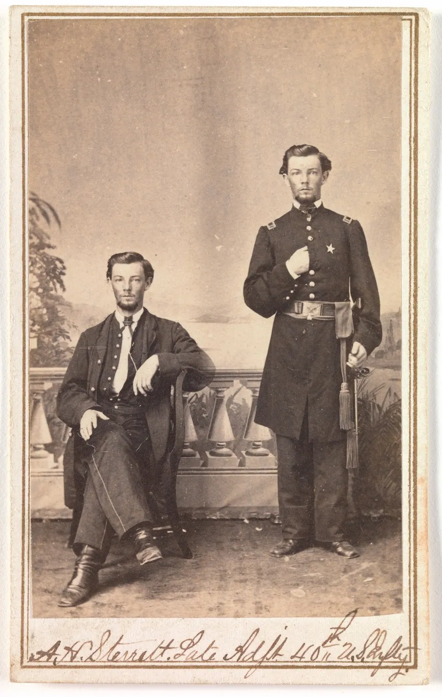 Alonzo H. Sterrett, Late Adjutant, Fortieth U.S. Infantry by Hall & Company's Photograph Gallery