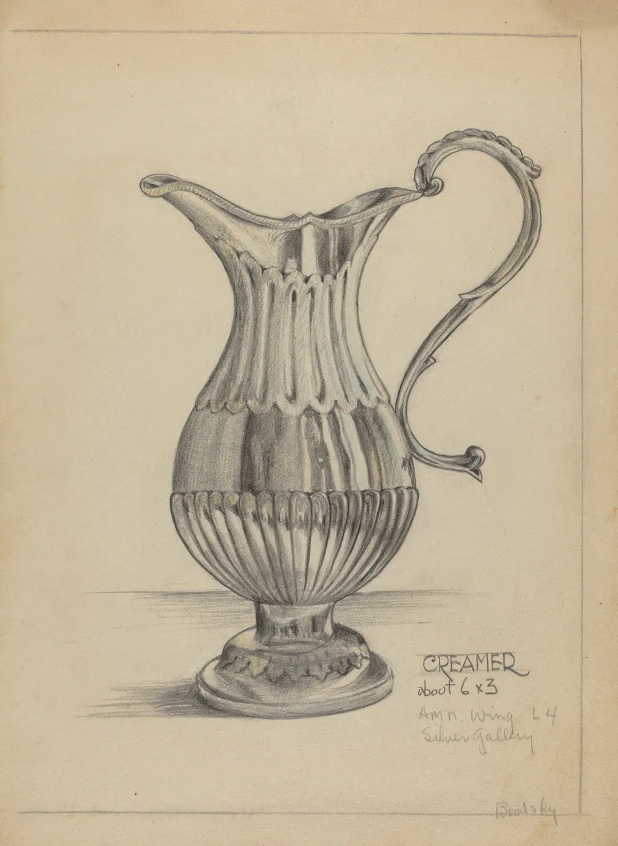 Silver Pitcher by S. Brodsky