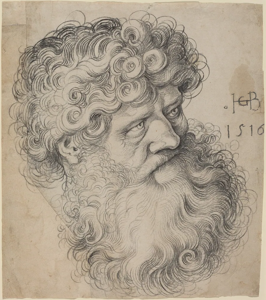 Head of Saint John the Baptist by Hans Baldung Grien