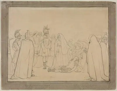 Aeneas Shown the Body of Pallas from Virgil's "Aeneid"