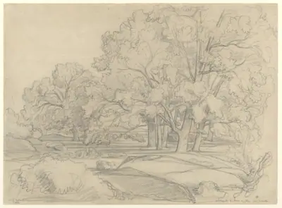 Plateau de la Mare aux Fées. Forest of Fontainebleau