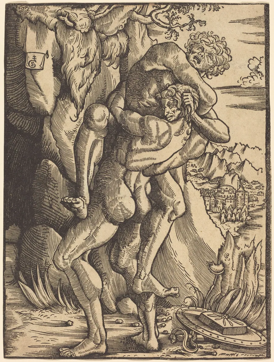 Hercules and Antaeus by Gabriel Salmon