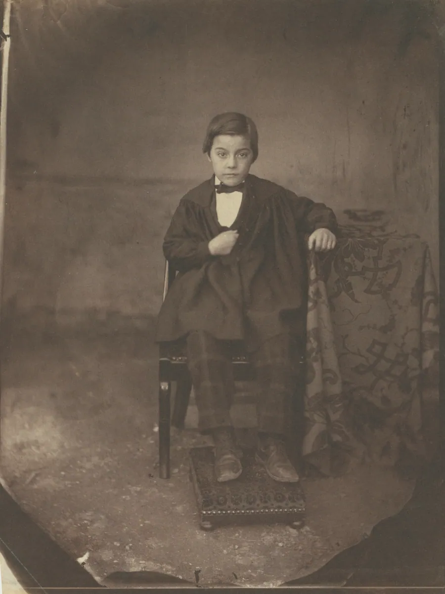 Portrait of a Young Boy by Louis-Adolphe Humbert de Molard