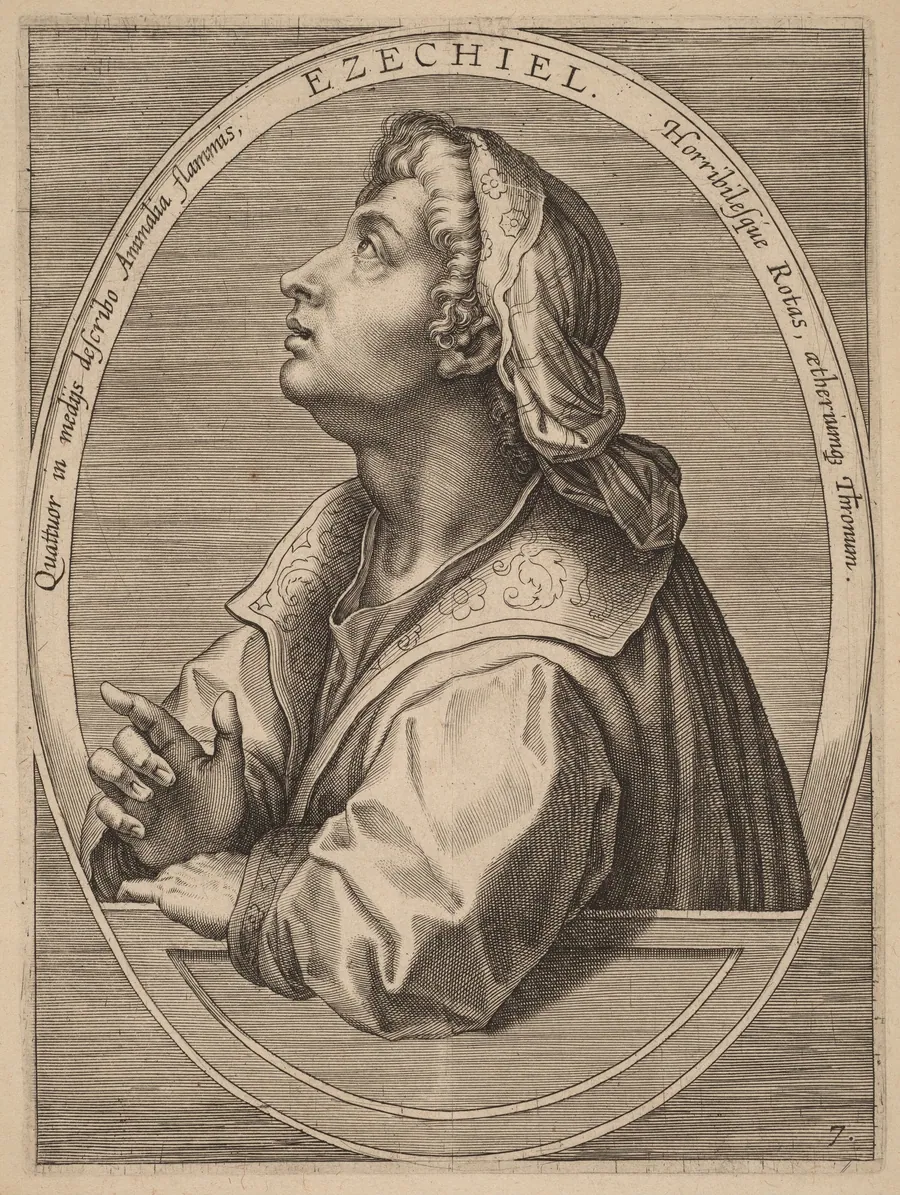 Ezechial by Theodor Galle