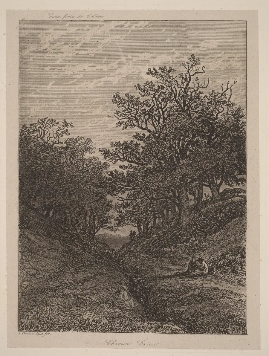 Chemin Creux by Alexandre Calame