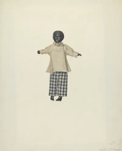 China Headed Negro Doll
