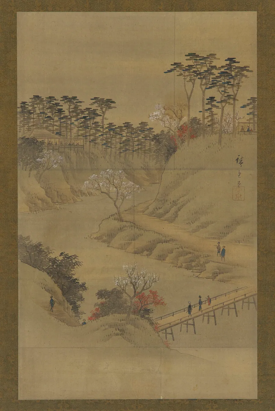 Summer landscape by Utagawa Hiroshige II 歌川広重 二世 (1826-1869)