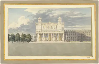 The Façade and Suroundings of a Cathedral for Berlin