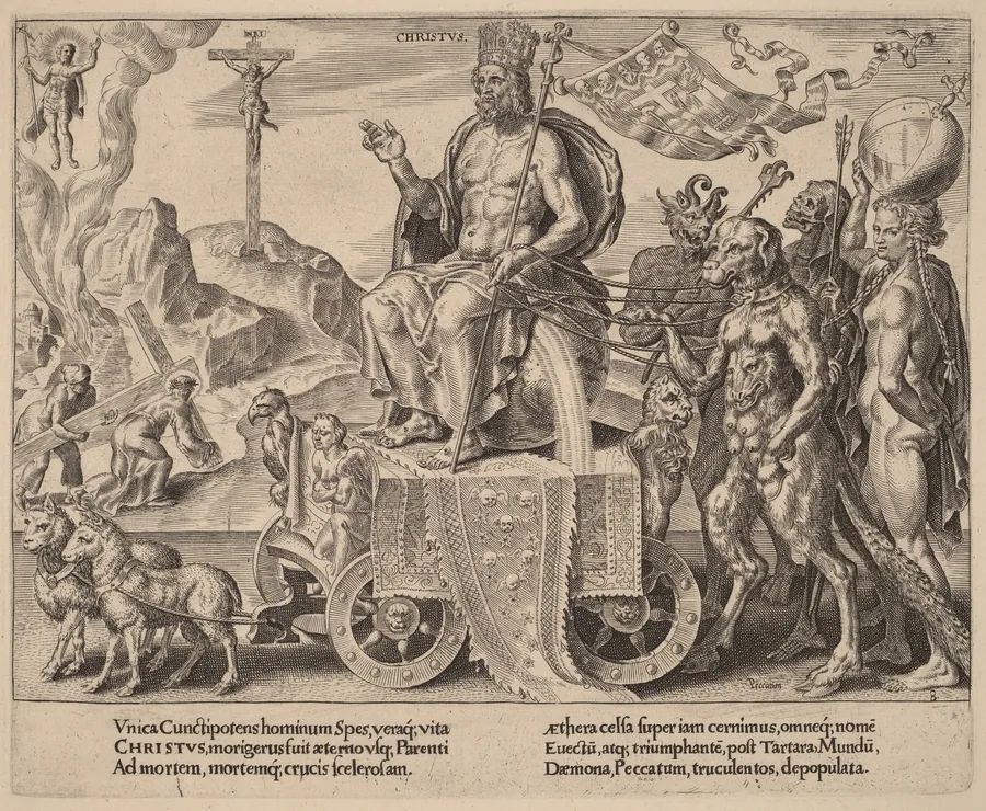 The Triumph of Christ by Dirck Volckertz Coornhert