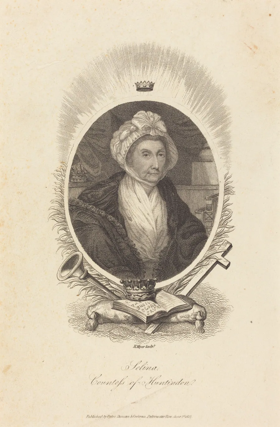Selina, Countess of Huntindon by Henry Meyer