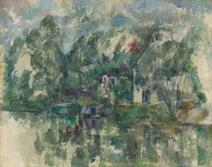 At the Water's Edge by Paul Cezanne