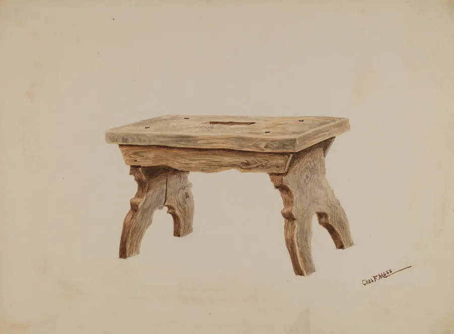 Footstool by Charles Moss