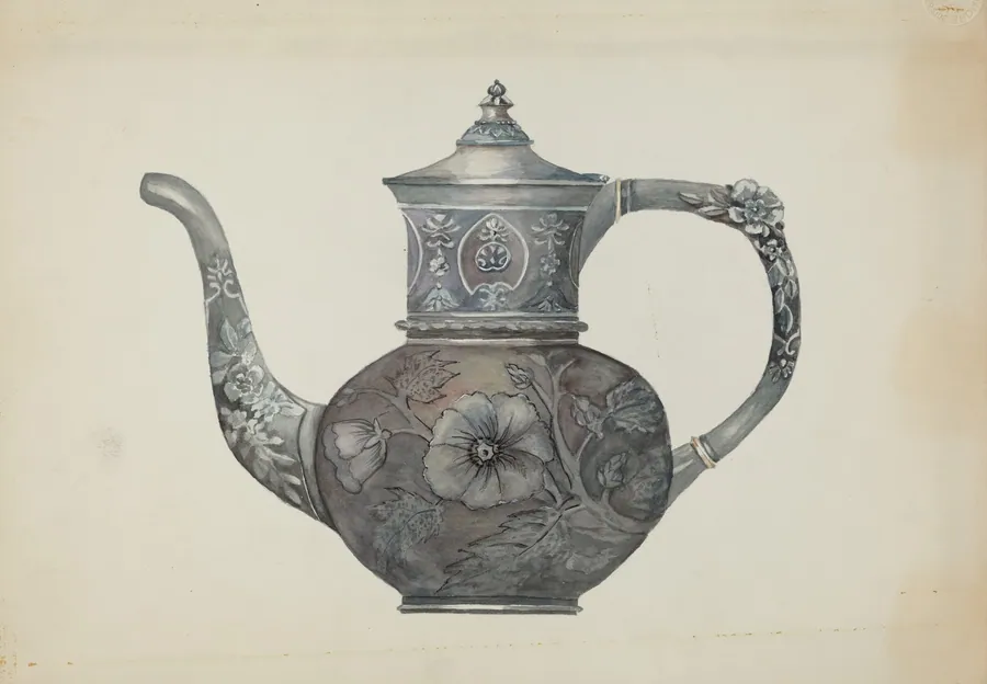 Pewter Teapot by Beulah Bradleigh