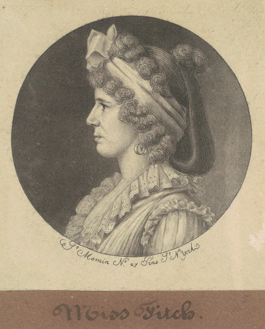 Miss Fitch by Charles B. J. Févret de Saint-Mémin