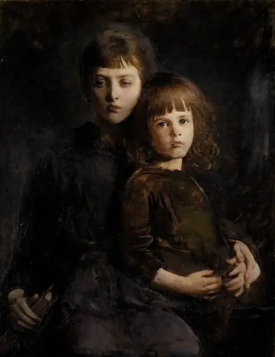 Brother and Sister (Mary and Gerald Thayer)