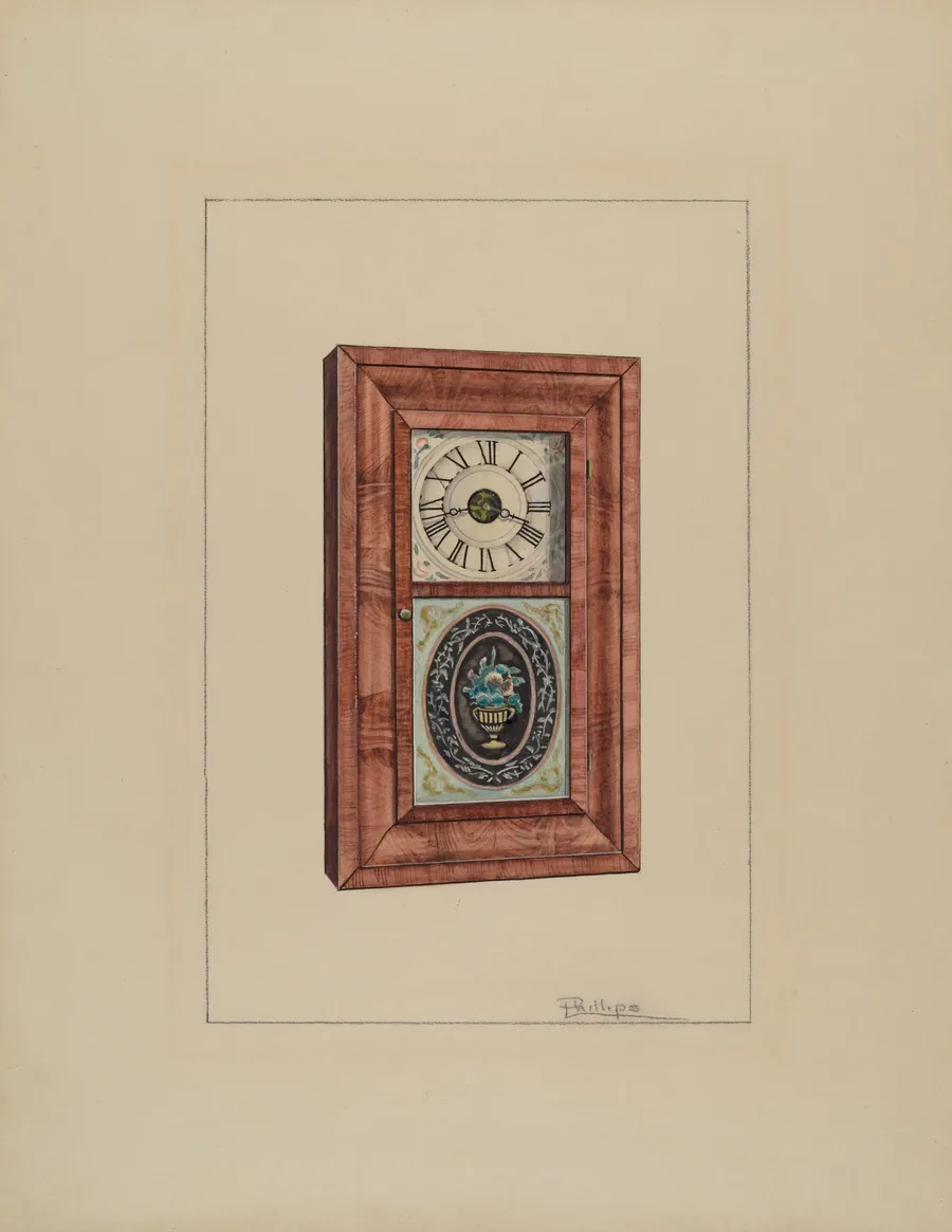 Clock by Lawrence Phillips