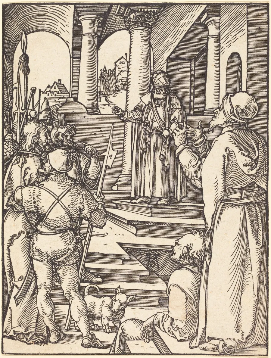 Christ before Pilate by Albrecht Dürer