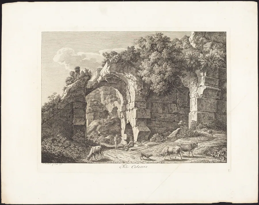 Nel Colosseo by Johann Christian Reinhart