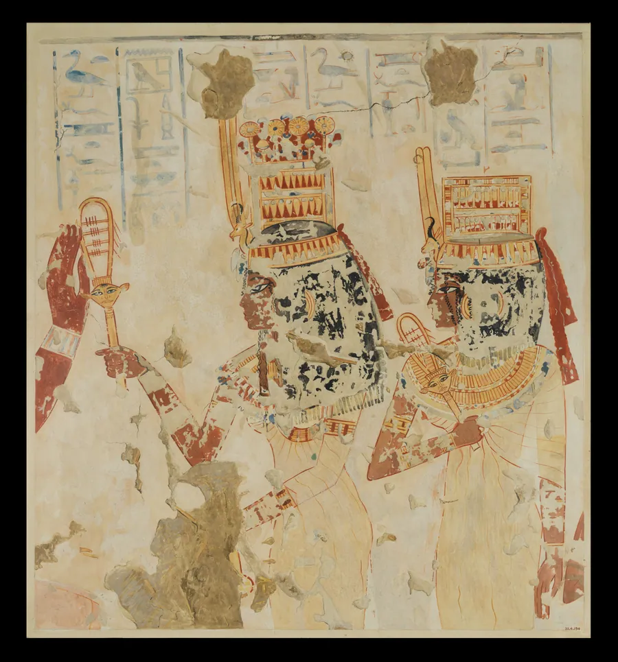 Two Daughters of Menna, Tomb of Menna by Charles K. Wilkinson
