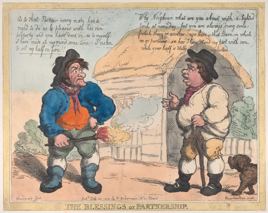 The Blessings of Partnership by Rudolph Ackermann, London