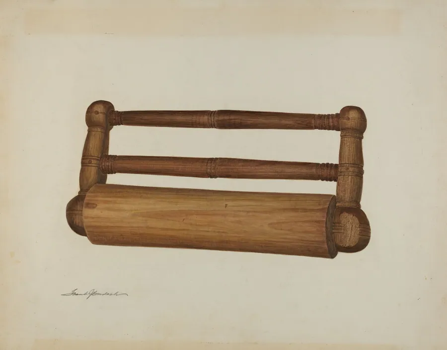 Pa. German Rolling Pin by Frank Budash
