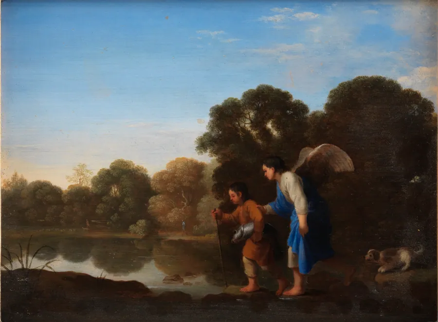 Den unge Tobias og englen by Toussaint Gelton