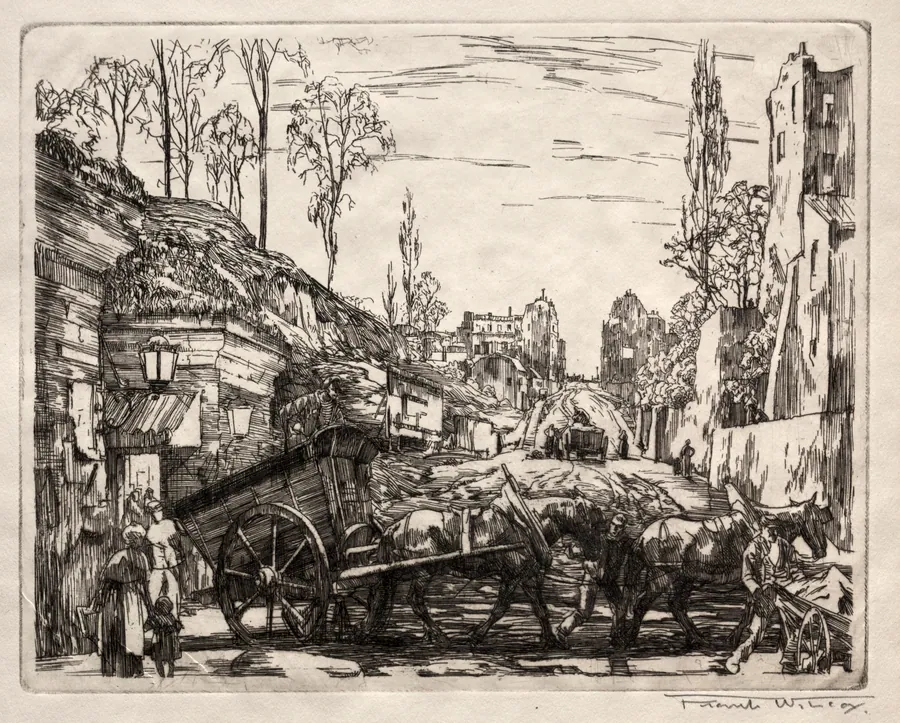 Paris Gate by Frank Wilcox