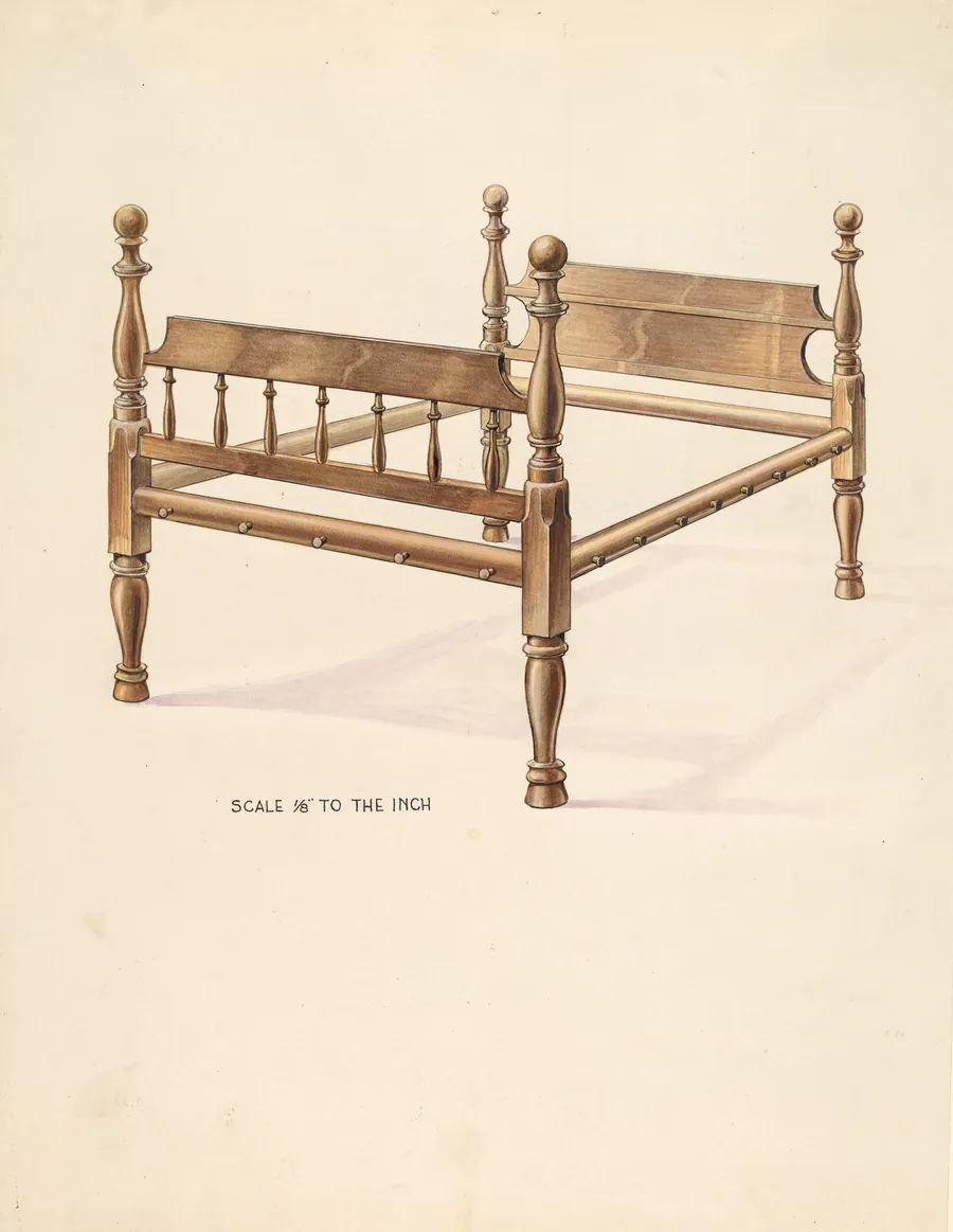 Bishop Hill: Bed by Wellington Blewett