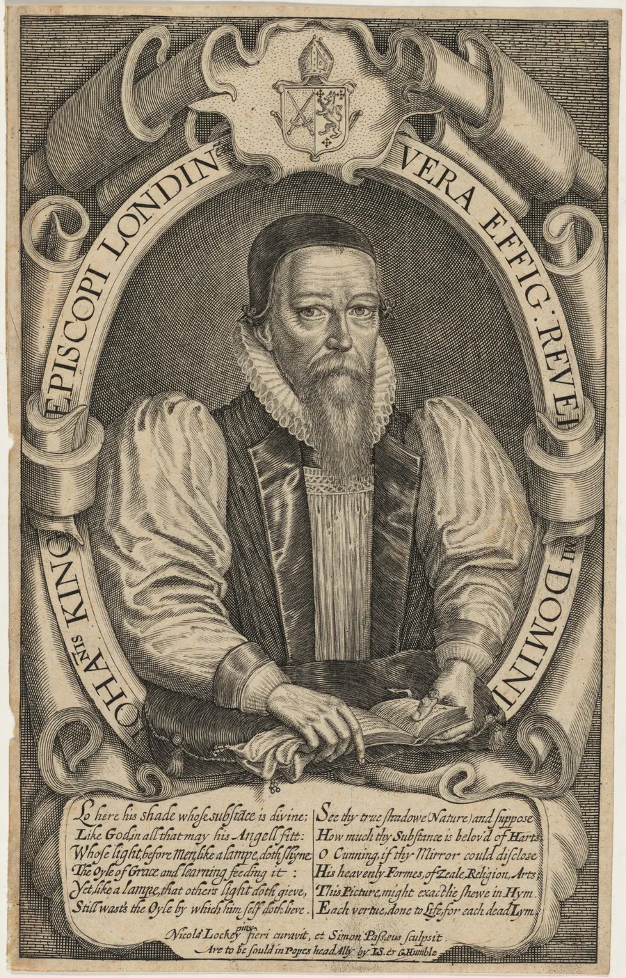 John King, Bishop of London by Simon van de Passe