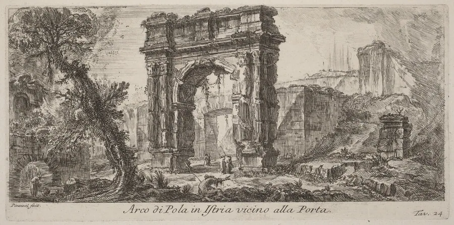 Arco di Pola in Istria by Giovanni Battista Piranesi