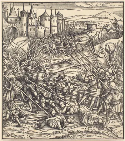 Battle of the Foot Soldiers with Lances