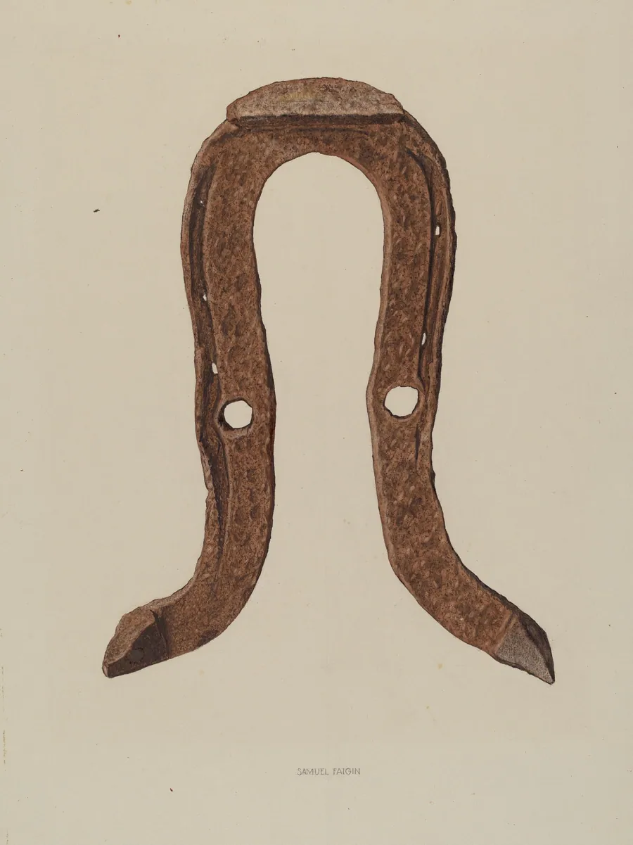 Skid Shoe for Horse by Samuel Faigin