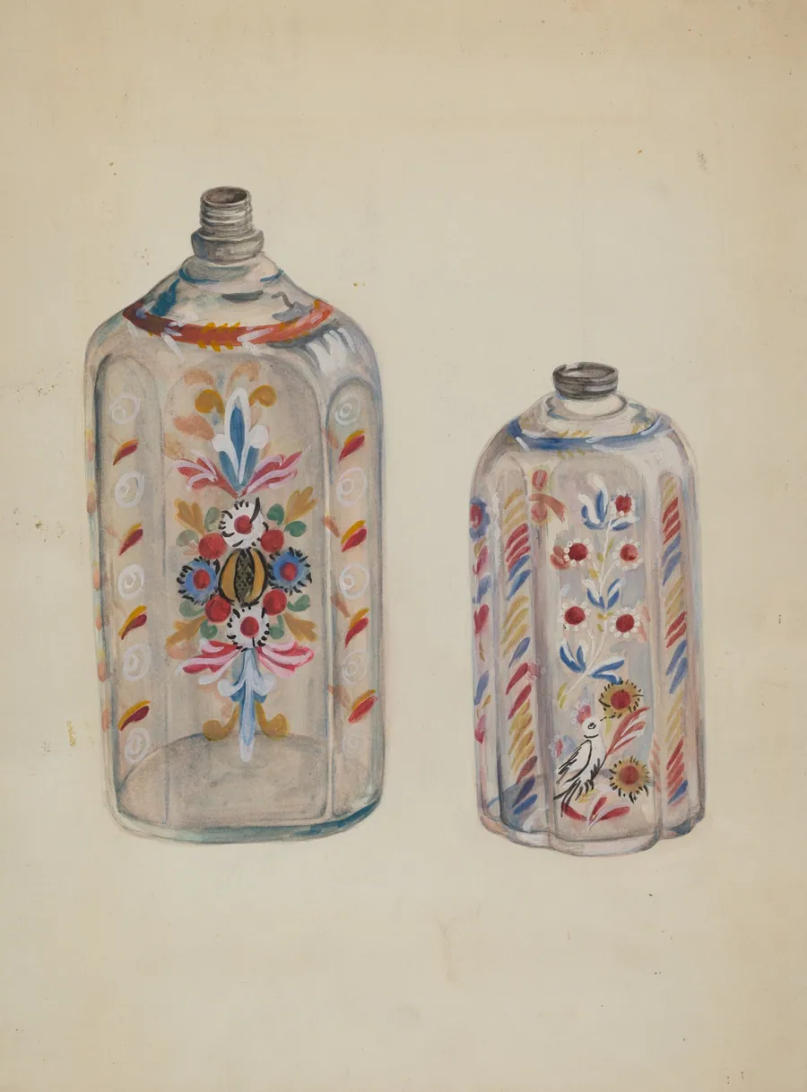 Flint Glass Bottles by Ella Josephine Sterling