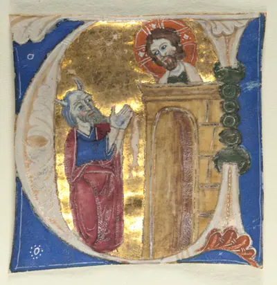 Historiated Initial (U) Excised from a Bible