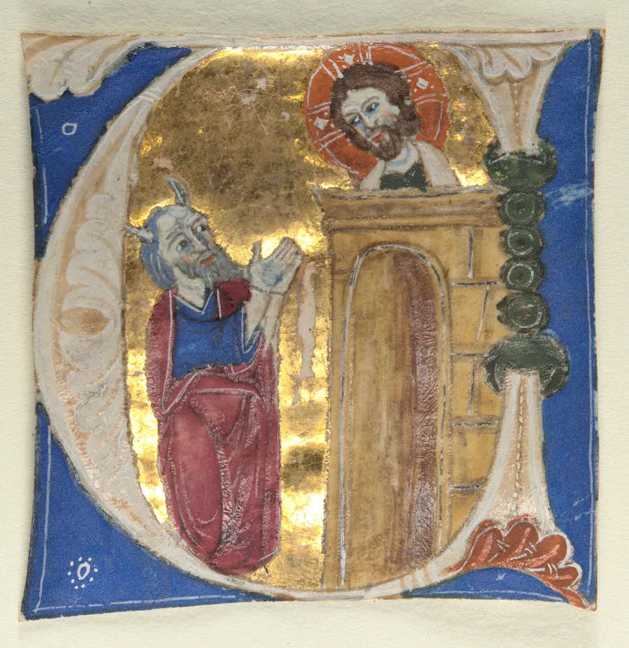 Historiated Initial (U) Excised from a Bible