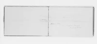 Clallam Bay, Olympian Range, Straits of [Juan de] Fuca (from Sketchbook X)