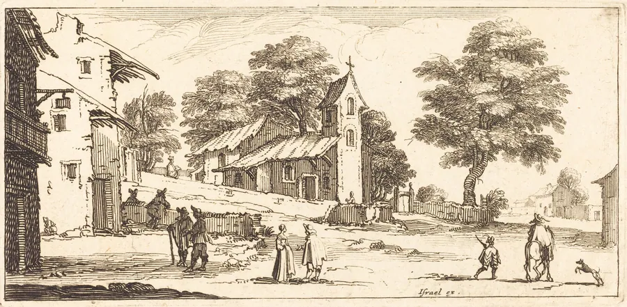 A Church by French 17th Century