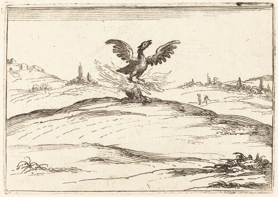 Burning Phoenix by Jacques Callot