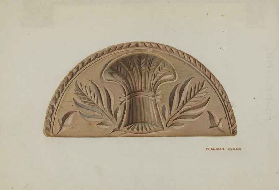 Pa. German Butter Mold by Franklyn Syres