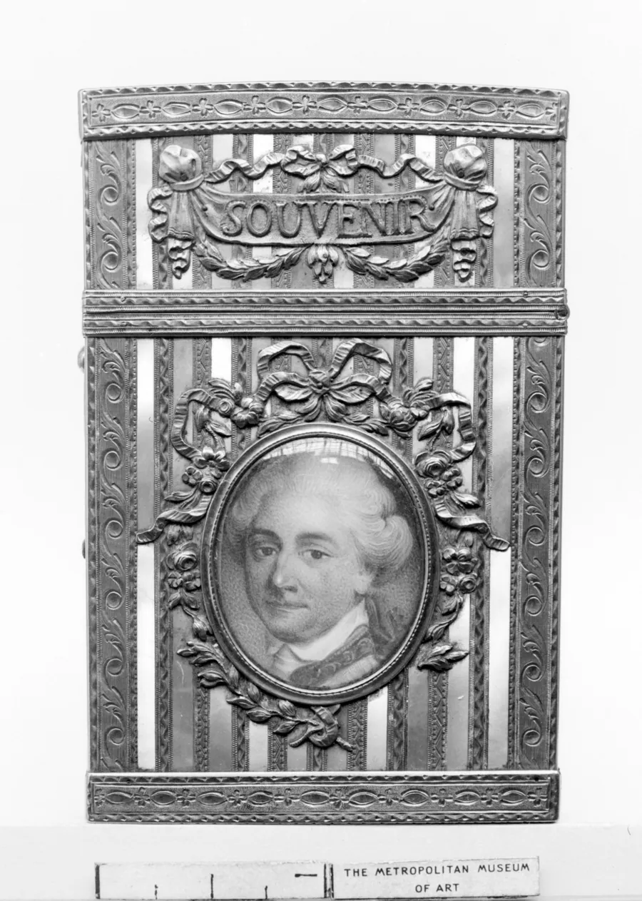 Souvenir with portrait of Stanislaus II, King of Poland by Joseph Kosinski