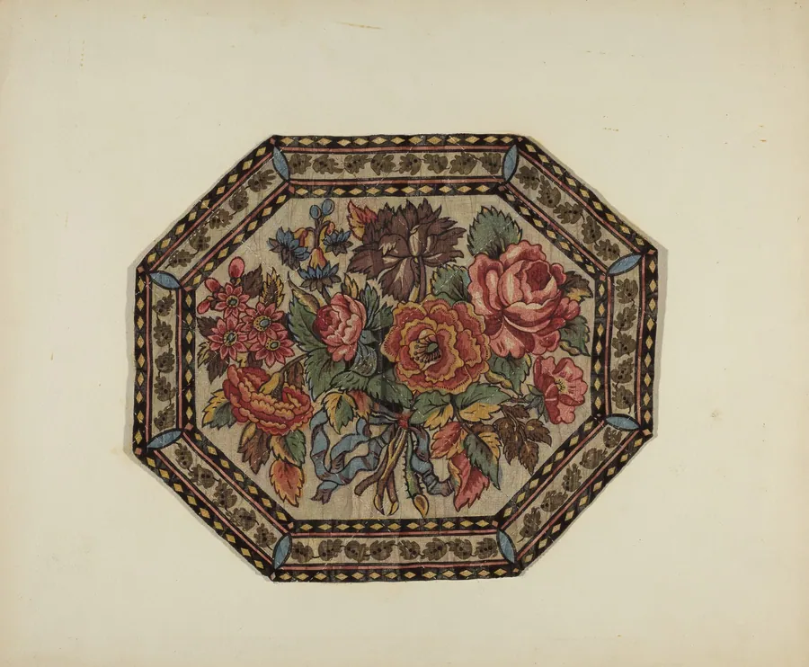 Printed Textile by Bessie Forman