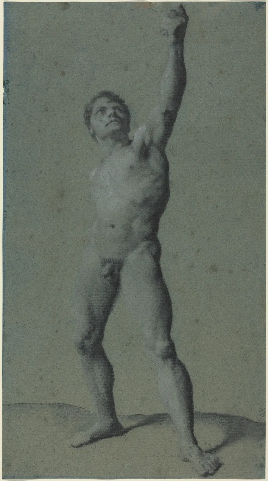 Male Nude Study by Pierre Paul Prud'hon