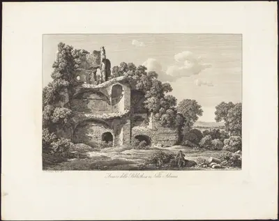 Avanzi della Bibliotheca in Villa Adriana