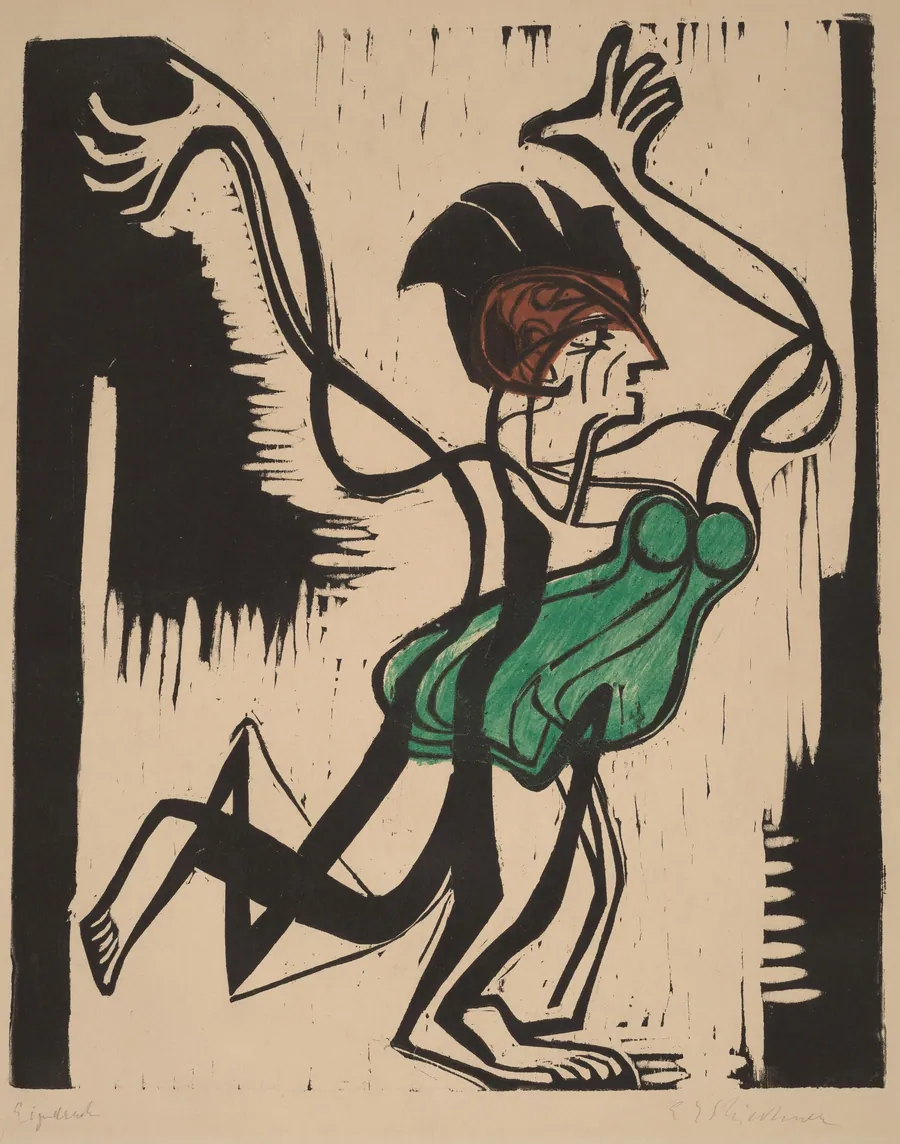 Palucca by Ernst Ludwig Kirchner