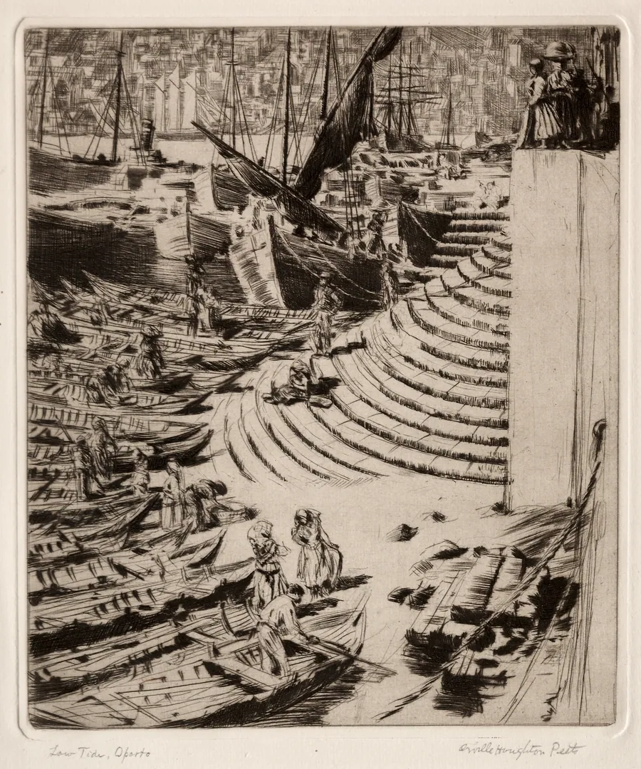 Low Tide, Oporto by Orville Houghton Peets